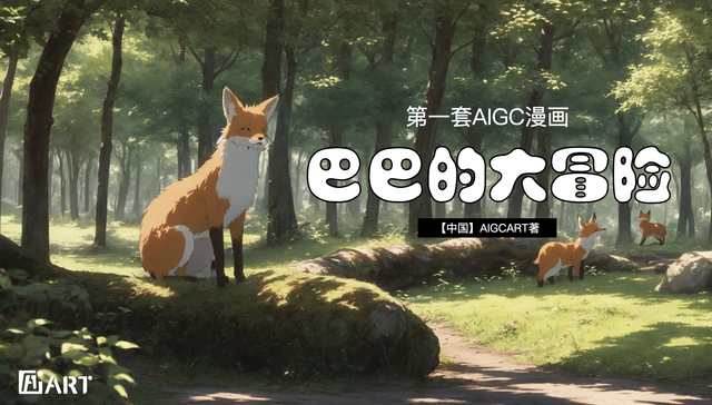 AIGC制作儿童漫画书《巴巴的大冒险》